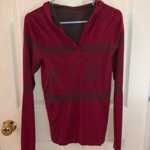 Climawear pullover long sleeve yoga top